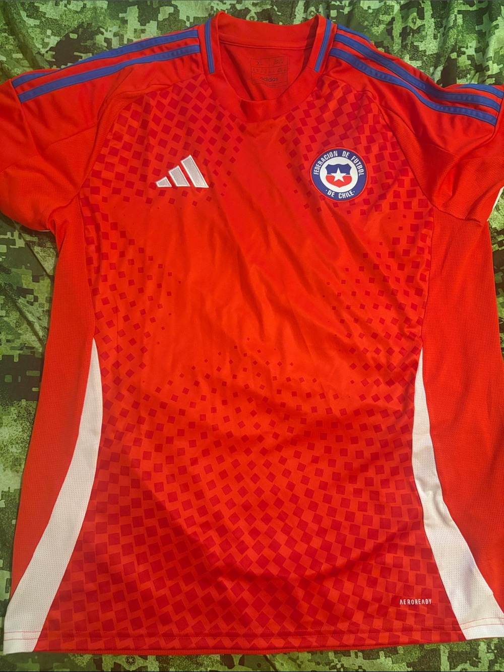 Adidas Chile National Soccer Team World Cup Qualifier Jersey
